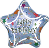 Supershape Happy Birthday Stars