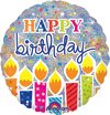 Supershape Shimmer Birthday Candles