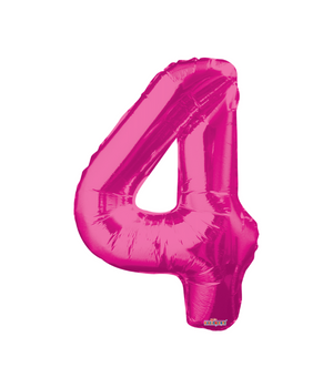 Numbers 34" Magenta 