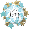 Supershape Baby Boy Blue Watercolor