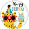 18" Party Animal Happy Birthday Balloon