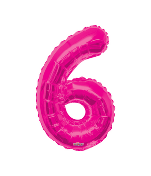 Numbers 34" Magenta 