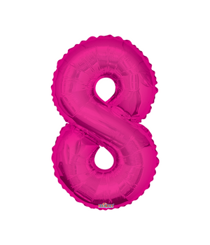 Numbers 34" Magenta 