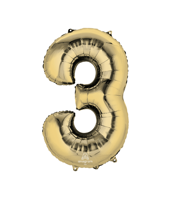 Numeros 34" Oro Blanco