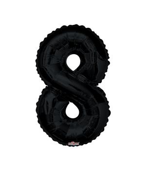 Numbers 34" Black 