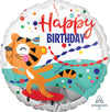 18” Happy Tiger Birthday